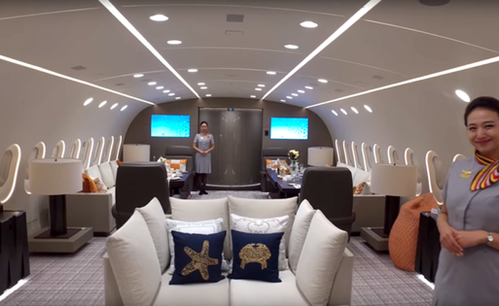 “Choáng” với căn hộ được làm từ máy bay cho thuê giá ngất ngưởng 1,7 tỷ đồng/giờ