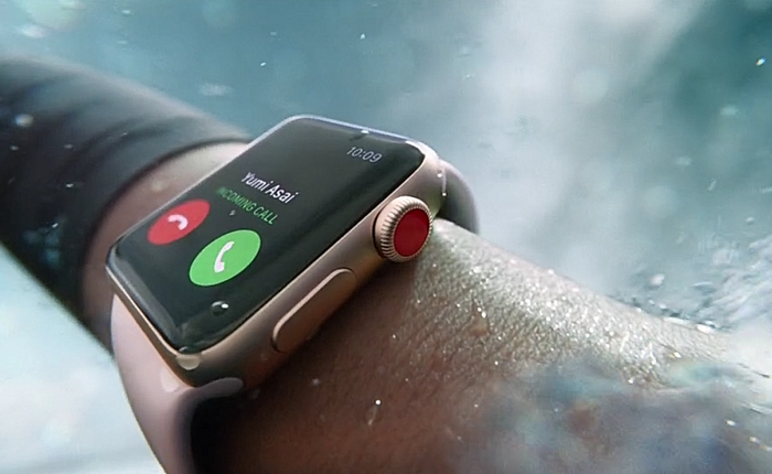 Apple Watch Series 3 LTE sẽ chỉ hỗ trợ 4 nhà mạng của Mỹ mà thôi