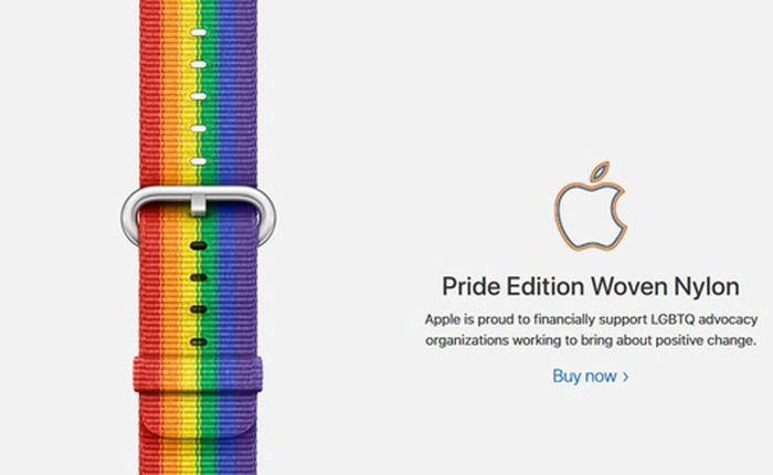 Apple bán phiên bản dây đeo nylon của Apple Watch để lấy tiền hỗ trợ cho cộng đồng LGBTQ