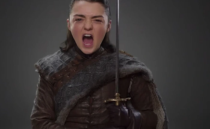 [Vui] Cô bé Arya trong Game of Thrones có thể mở khóa bất kì chiếc iPhone X nào trên đất Westeros