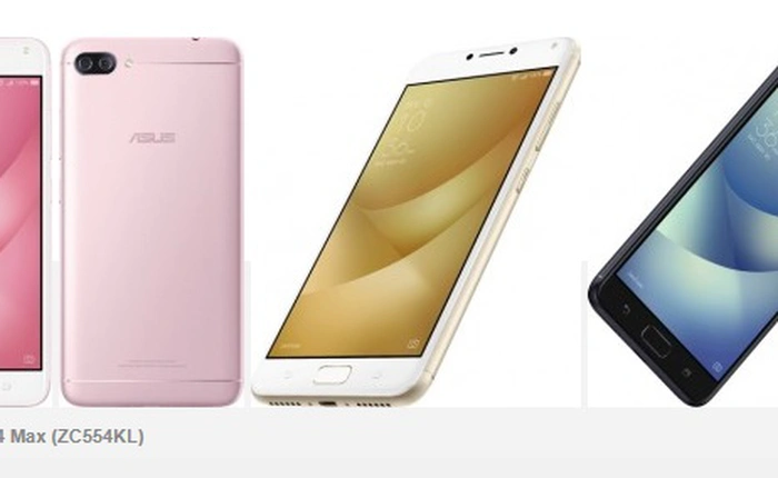 Asus giới thiệu Zenfone 4 Max với pin lên đến 5.000 mAh