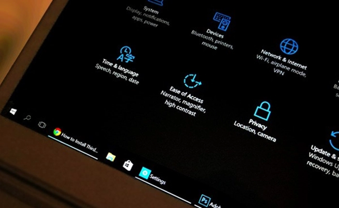 Thiết lập tự động chuyển giao diện Windows 10 sang nền đen khi tối đến