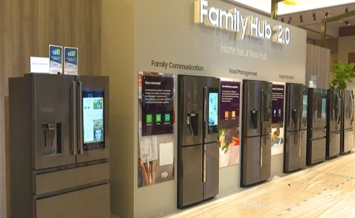 Trợ lí ảo Bixby của Samsung đã có mặt trên tủ lạnh thông minh