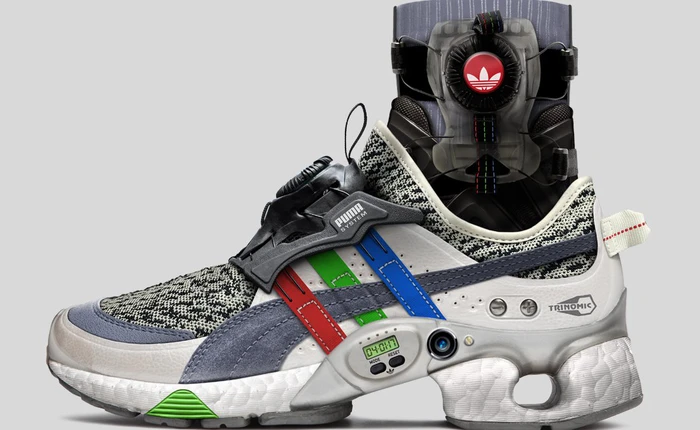 Tạm gác thù hận, adidas và PUMA bất ngờ ra mắt giầy thông minh Yeezy PAB1.0 siêu khủng