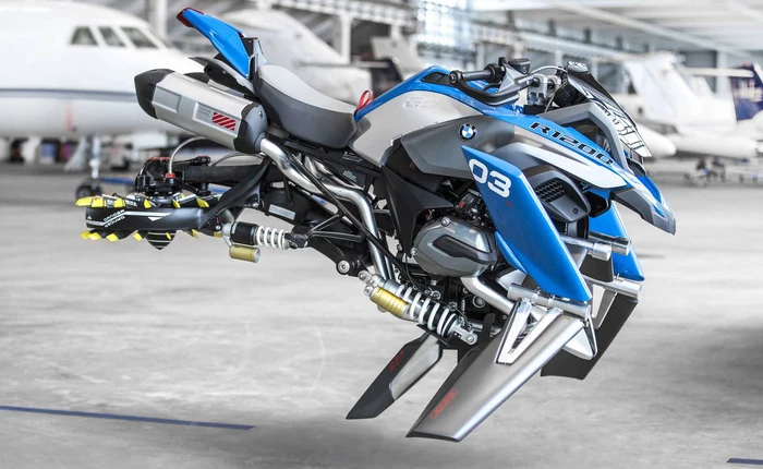 Xe máy biết bay của BMW chính là phương tiện đến từ tương lai