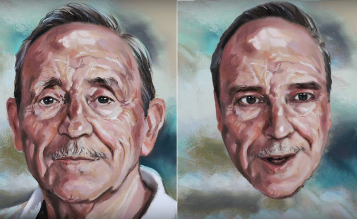 Công nghệ này có thể biến đổi khuôn mặt bạn thành một bức tượng hoặc bức tranh sơn dầu