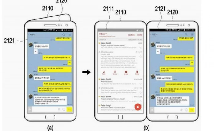 Bằng sáng chế tiết lộ giao diện điều khiển của smartphone màn gập Galaxy X