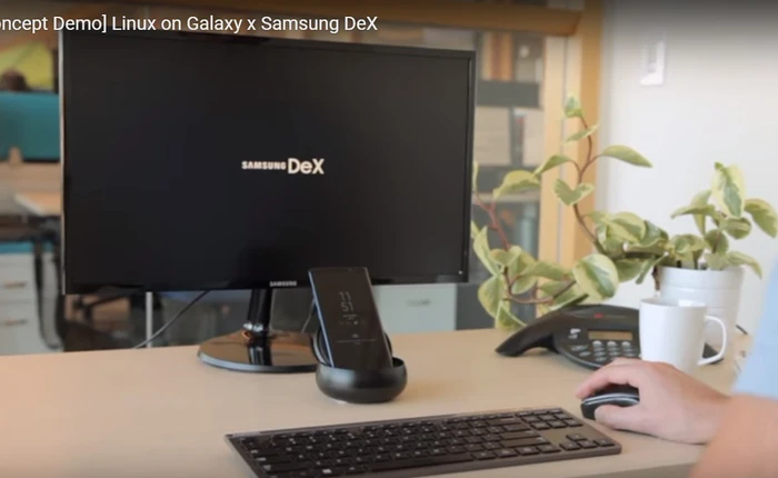 Xem video ý tưởng chạy Linux trên điện thoại Samsung Galaxy