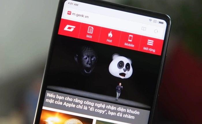 Mở hộp và trên tay Xiaomi Mi Mix 2 tại VN: Nhìn không "chất" như đời đầu, viền trên màn hình cũng dày hơn, bù lại cầm nắm thích hơn nhiều