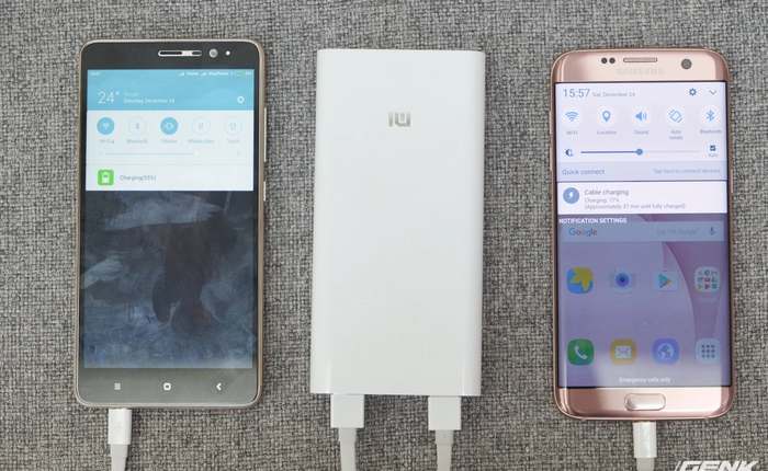 Mở hộp pin dự phòng Xiaomi 20000mAh phiên bản mới: Thiết kế tương tự, hỗ trợ Quick Charge 3.0