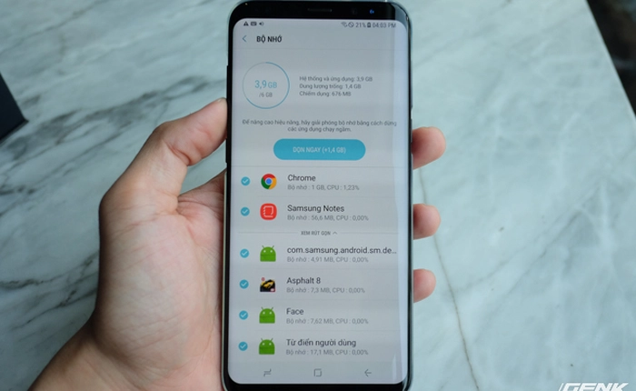 Siêu phẩm Galaxy S8+ phiên bản 6 GB RAM bất ngờ xuất hiện tại Việt Nam