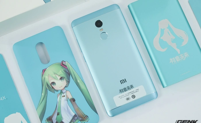 Mở hộp Xiaomi Redmi Note 4X Hatsune Miku: Máy rất đẹp, đi kèm nhiều phụ kiện độc, đắt hơn 1 triệu so với các màu khác