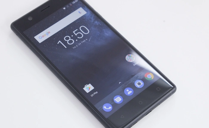 Mở hộp Nokia 3 chính hãng: Giá 2.99 triệu, viền kim loại, chip MediaTek, Android 7.0