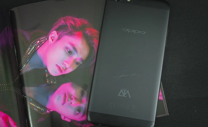Mở hộp Oppo F3 Sơn Tùng M-TP Limited Edition: Thêm chữ ký Sơn Tùng ở mặt lưng, chỉ có 295 máy, giá 6.99 triệu