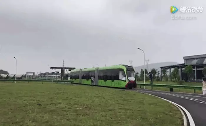 Tàu không cần đường ray - Thiết kế đường sắt tương lai đến từ Trung Quốc