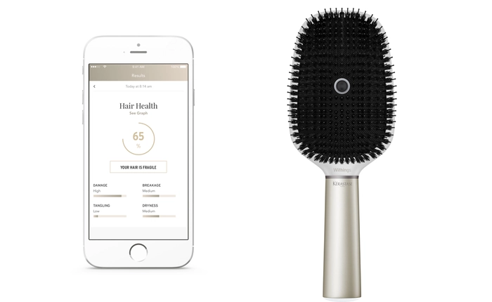 [CES 2017] Lược thông minh cho bạn biết nên chải đầu mạnh nhẹ thế nào của L'Oreal, giá 4 triệu