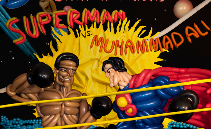 [Vui] Bìa truyện tranh siêu anh hùng được tái tạo bằng bóng bay nghệ thuật, đẹp lạ và chi tiết đến khó tin