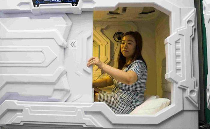 Startup khách sạn "buồng kén" của Trung Quốc như bước ra từ phim Aliens, 1100 đồng/ phút