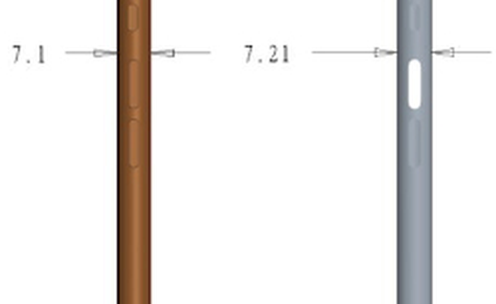 iPhone 7s sẽ dày thêm 0.11 mm do có thêm tính năng sạc không dây, do đó bạn không thể dùng ốp lưng iPhone 7 được nữa