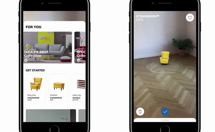 Công nghệ thực tế tăng cường của IKEA cho phép "ướm" thử nội thất vào nhà bất cứ lúc nào bạn muốn