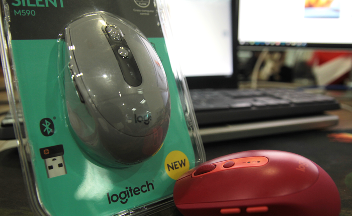 Chuột không dây Logitech M590: Không tiếng click, bấm vẫn thích