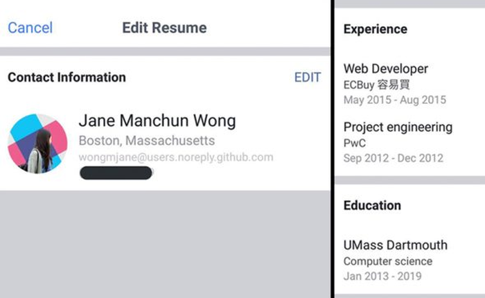 Facebook thử nghiệm tính năng Resume/CV, trực tiếp cạnh tranh với LinkedIn