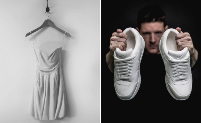 Không chỉ để tạc tượng, đá cẩm thạch còn dùng để may quần áo, đóng giày