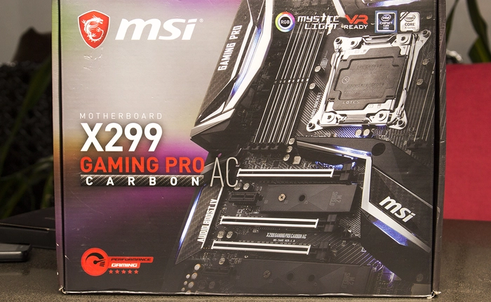 Đập hộp bo mạch chủ X299 Gaming Pro Carbon AC: Siêu xe hạng nặng nay đã có thể thay áo dễ dàng