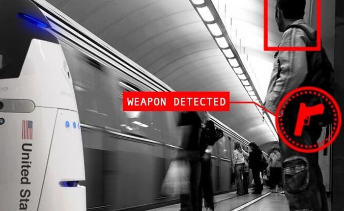 Những mẫu robot an ninh đặc biệt này có thể phát hiện tội phạm che giấu vũ khí