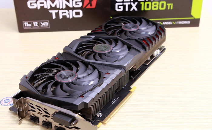 Mở hộp card đồ họa MSI GTX 1080 Ti GAMING X TRIO: Rất êm, rất mát