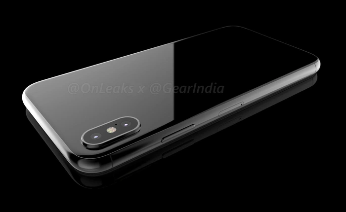 Nguồn leak nổi tiếng OnLeaks hé lộ hình ảnh iPhone 8 render đầu tiên, cảm biến vân tay có thể đặt tại logo Apple