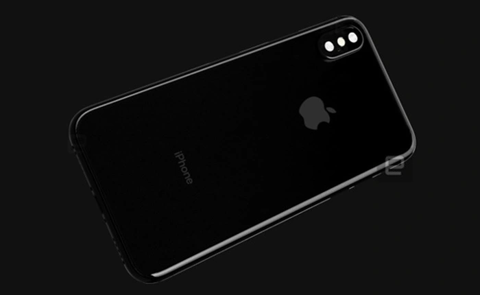 Lộ bản render mới nhất của iPhone 8 với thiết kế thân kính, camera kép theo chiều dọc