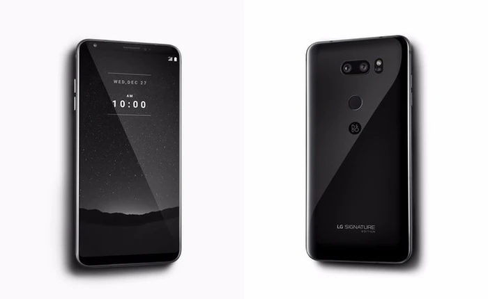 LG trình làng phiên bản đặc biệt Signature Edition của LG V30, mặt lưng làm từ gốm zirconium giá 1.820 USD, giới hạn 300 chiếc