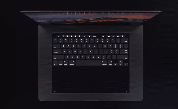 Cùng xem những tấm ảnh concept "điên rồ" về một chiếc Macbook Pro không có bàn phím cứng, chỉ dùng Touch Bar