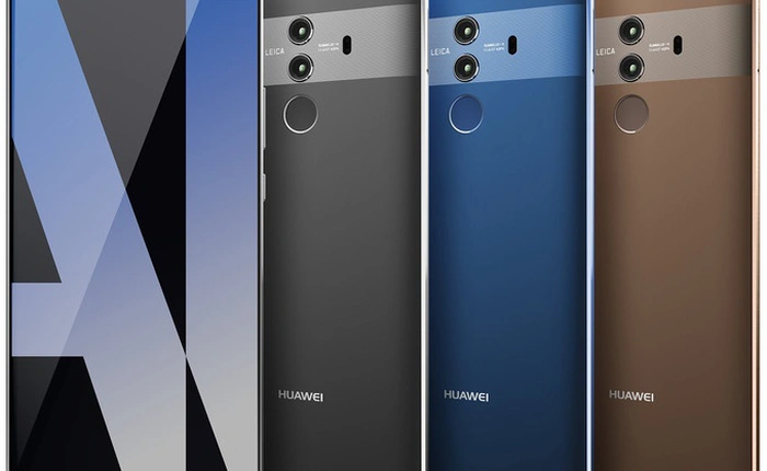 Huawei Mate 10 Pro lộ ảnh thực tế với phần lưng được làm bằng kính