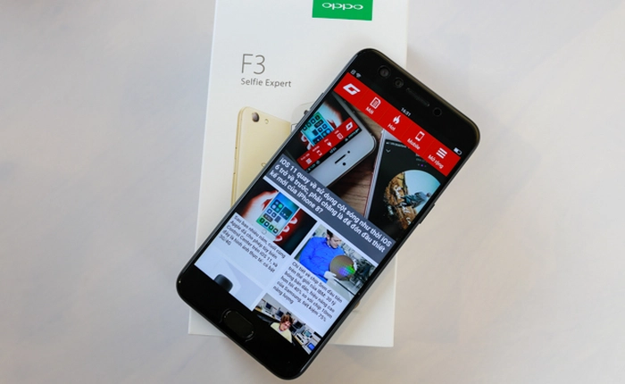 Trên tay OPPO F3 đen nhám: màu mới, cấu hình không đổi, giá 6,99 triệu đồng