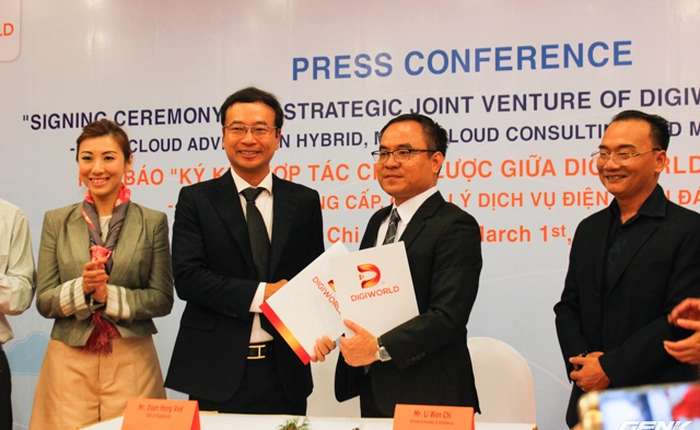 Digiworld hợp tác cùng InfoFabrica, lần đầu tiên cung cấp dịch vụ đám mây sau 20 năm chuyên phân phối phần cứng