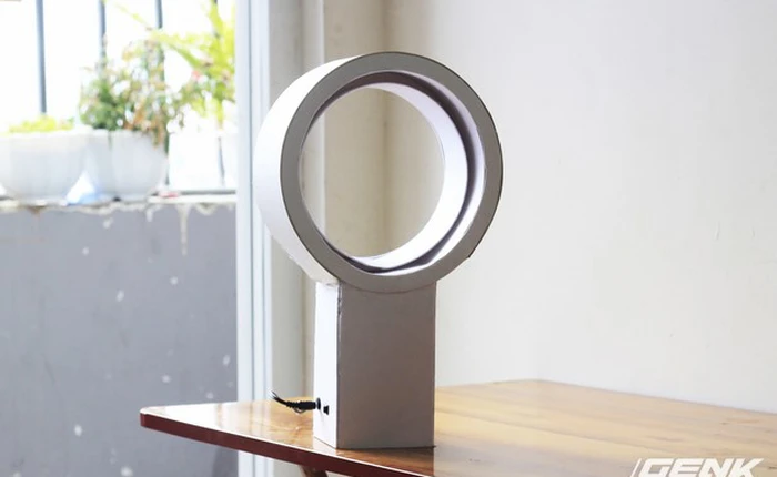 Mùa hè điều hòa không đủ thoáng? Chế thêm quạt không cánh để bàn làm việc là thoáng ngay!