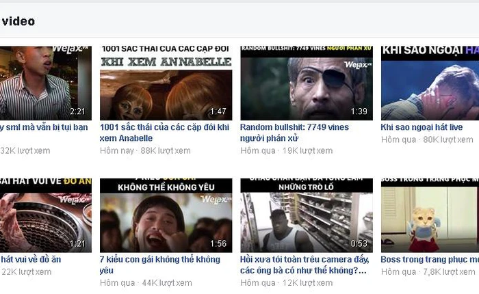 Facebook mở kênh video riêng, các page Facebook sống bằng video tại Việt Nam kêu trời vì views giảm thảm hại