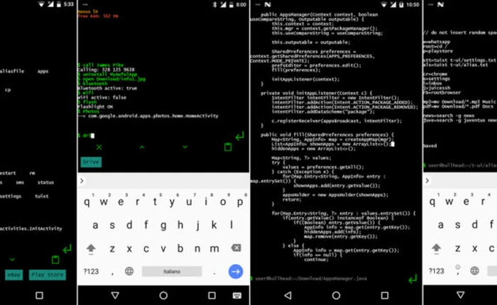 Biến giao diện smartphone của bạn thành các dòng code đúng nghĩa với Linux CLI Launcher