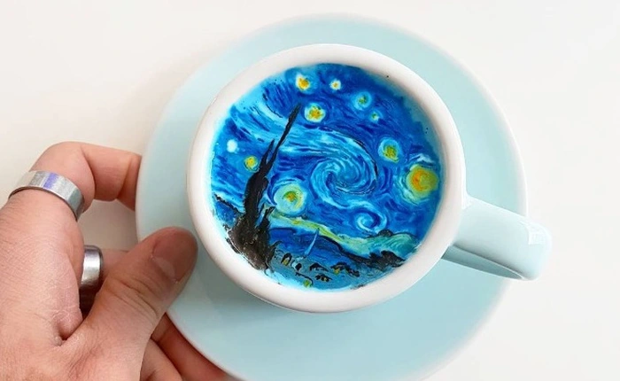 Không chỉ đẹp trai, anh chàng Hàn Quốc này còn khiến cả thế giới bị mê hoặc bằng những tác phẩm nghệ thuật trong cốc cà phê