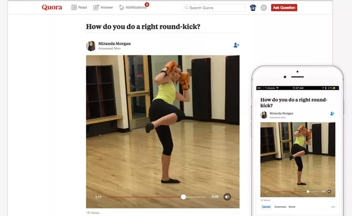 Quora tuyên chiến với YouTube với tính năng mới: trả lời các câu hỏi bằng video
