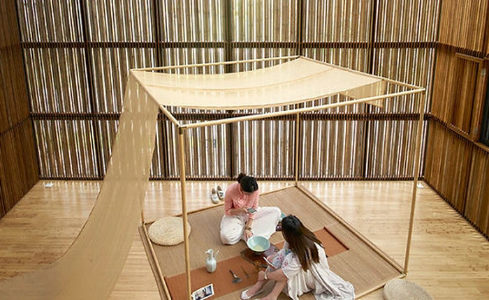 Thăm triển lãm kiến trúc nơi mọi công trình đều được làm bằng tre, vừa đẹp vừa thân thiện với thiên nhiên