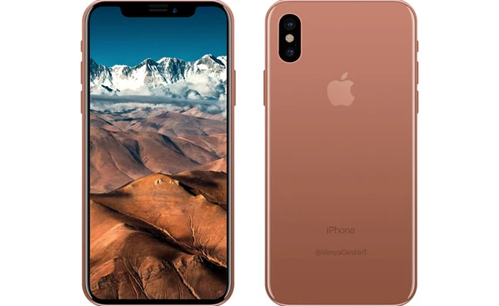 Bên cạnh đen và trắng, iPhone 8 sẽ có màu mới tên là Blush Gold