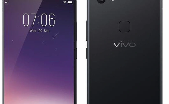 Vivo trình làng smartphone V7+ với màn hình Fullview gần chiếm trọn mặt trước, camera trước 24 MP