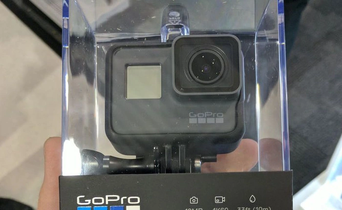 GoPro Hero 6 Black lộ diện trước ngày ra mắt,  giữ nguyên thiết kế của Hero 5 nhưng có thể quay video 4K 60fps