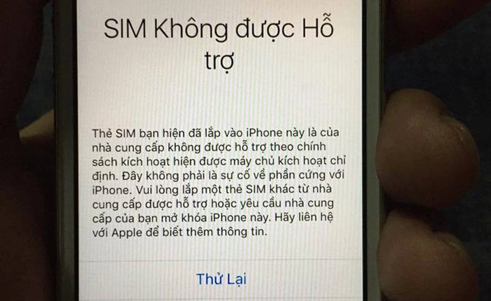 SIM ghép 4G đã bị khoá, người dùng iPhone lock hết sức cẩn thận!