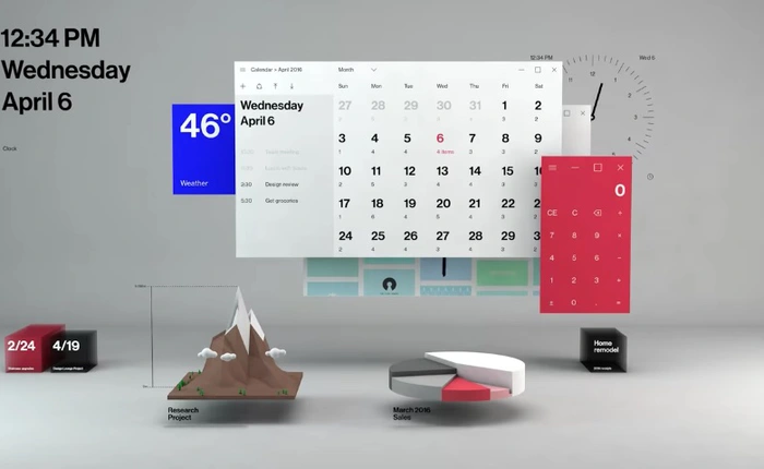 Microsoft tiết lộ giao diện Fluent Design mới của bản cập nhật Windows 10 Fall Creators Update sắp ra mắt