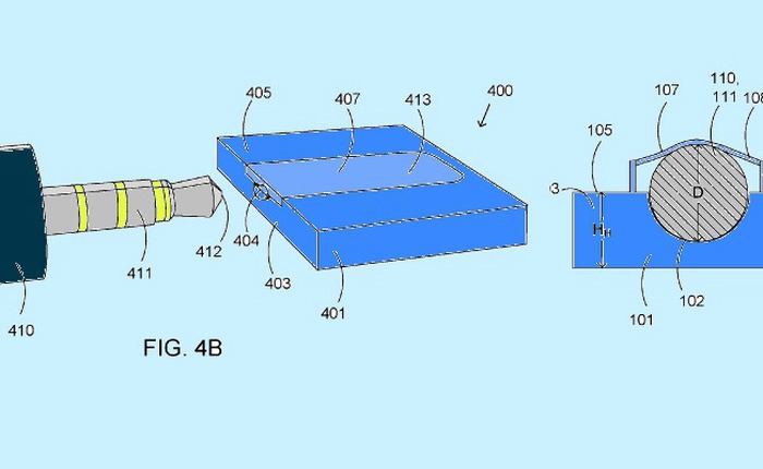 Microsoft đăng ký bằng sáng chế “cắm vào nở hoa” để giữ jack tai nghe 3.5mm mà không làm thiết bị dày lên