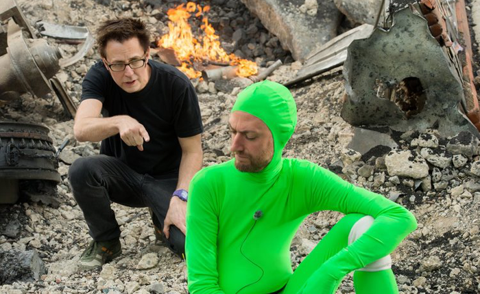 Đây là cặp đôi khả ái nhất Guardians of the Galaxy: Rocket Racoon và Groot khi không có kĩ xảo, trông vẫn tương đối đáng yêu